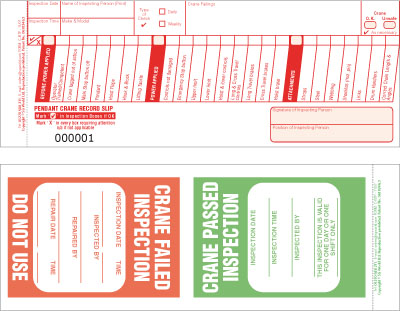 Crane Inspection Pad
