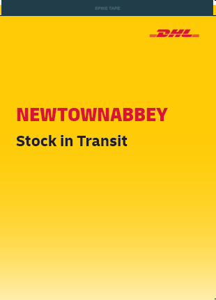 DHL Newtownabbey Stock in Transit Books (Multiples of 10)